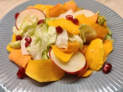 название картинки Салат из свежей тыквы