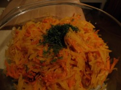 Салат из тыквы с курочкой - шаг 10 Салат из тыквы с курочкой - шаг 10