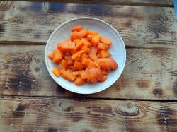 Салат из вареных овощей  без майонеза