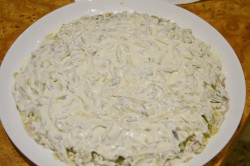 Салат Изабелла с курицей и корейской морковкой