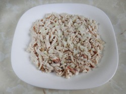 название картинки Салат Изумрудная россыпь с киви и курицей