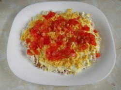 название картинки Салат Изумрудная россыпь с киви и курицей