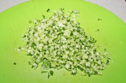 Салат Жар-птица опятами и курицей