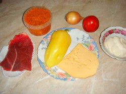 Салат Калейдоскоп с корейской морковью