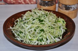название картинки Салат капуста с уксусом и маслом