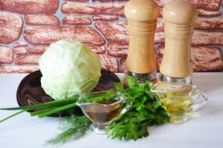 название картинки Салат капуста с уксусом и маслом