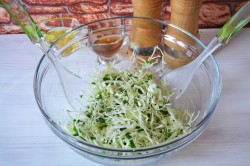 название картинки Салат капуста с уксусом и маслом