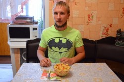 название картинки Салат Карусель с корейской морковью и сухариками