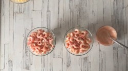 Салат коктейль с сыром