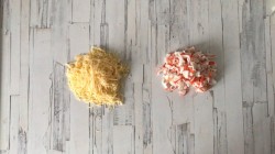 Салат коктейль с сыром