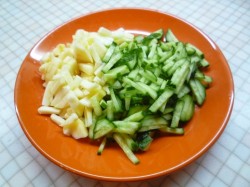 название картинки Салат-коктейль с языком