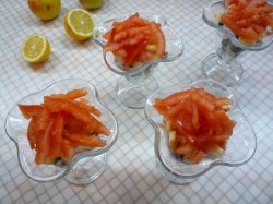 название картинки Салат-коктейль с языком