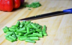 Салат Колизей с болгарским перцем и фасолью