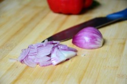 Салат Колизей с болгарским перцем и фасолью