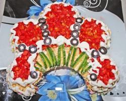 Салат Русская красавица с курицей - шаг 11