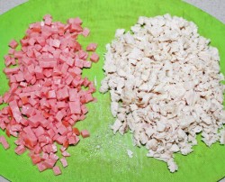 Салат Русская красавица с курицей - шаг 2