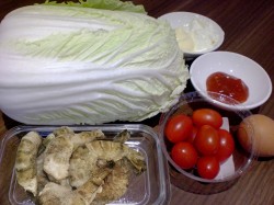 Салат креветки помидоры пекинская капуста