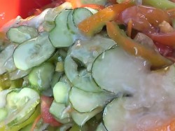 Салат на зиму капуста помидоры огурцы