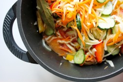 Салат Кубанский на зиму с капустой