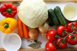 Салат Кубанский на зиму с капустой