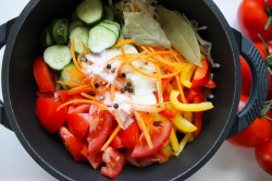 Салат Кубанский на зиму с капустой