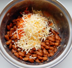 название картинки Салат курица фасоль морковь