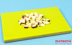 название картинки Салат курица с грибочками и яблоком