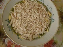 название картинки Салат курица, соленые огурцы, майонез