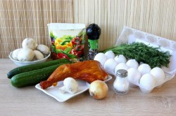 название картинки Салат Курочка Ряба