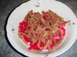 название картинки Салат Курортный с яичными блинами