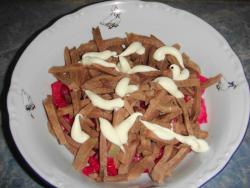 название картинки Салат Курортный с яичными блинами