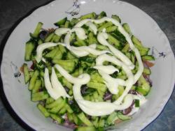 название картинки Салат Курортный с яичными блинами