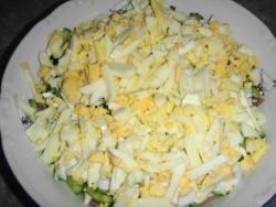 название картинки Салат Курортный с яичными блинами