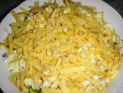 название картинки Салат Курортный с яичными блинами