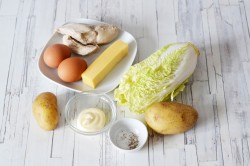 название картинки Салат Лебединый пух с пекинской капустой