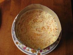 Салат лисья шубка с грибами и копчёным сыром