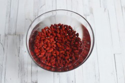 Салат лобио из красной фасоли