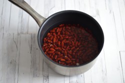 Салат лобио из красной фасоли