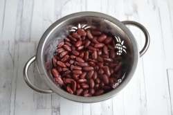 Салат лобио из красной фасоли