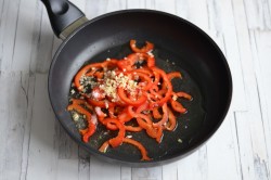 Салат лобио из красной фасоли