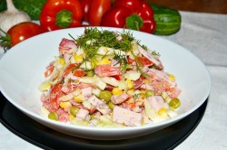 Салат Любимый с колбасой и овощами - шаг 15