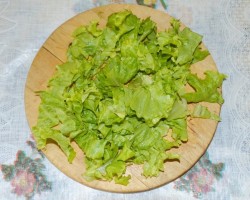 название картинки Салат: маринованные шампиньоны, курица