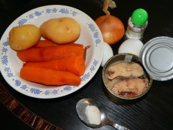 название картинки Салат Мимоза с консервированной горбушей