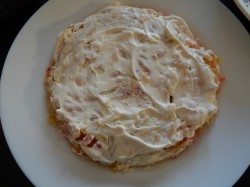 название картинки Салат Мимоза с консервированной горбушей