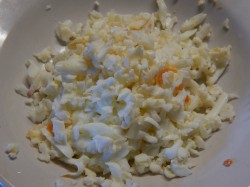 название картинки Салат Мимоза с консервированной горбушей