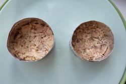 Салат Мимоза с яблоком и пармезаном