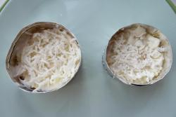 Салат Мимоза с яблоком и пармезаном