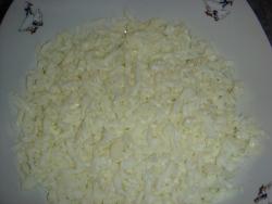 Салат Мимоза с сардиной и сыром