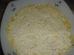 Салат Мимоза с сардиной и сыром