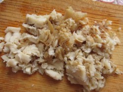 название картинки Салат Морской с кальмарами и зеленым горошком